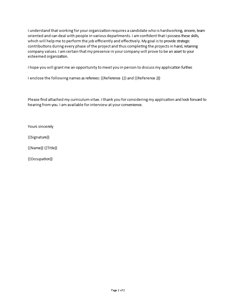 administrative assistant cover letter example