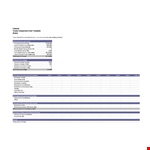 Compare & Analyze House, Office, Business & Income with our Comparison Chart Template example document template