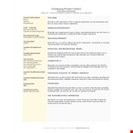 Executive Summary Template Free example document template