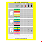 Food & Spice Color Chart - Explore Vibrant Green, Yellow, and Colorful Options example document template