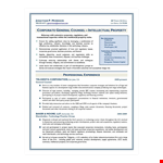 Professional Corporate Resume Template - Create a Strong Impression example document template 