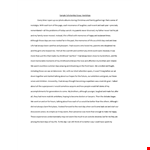 College Scholarship Essay Sample example document template