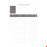 Office Inventory Letter example document template