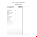 Vehicle Maintenance Log Template - Track and Organize Your Vehicle Services (60 characters) example document template