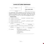 Create a Custom Divorce Agreement - Save Time and Money example document template