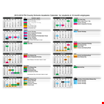 Printable Workday School Event Calendar Template example document template