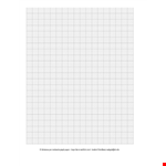 Printable Graph Paper Template - Useful for Divisions and Measuring in Centimeters example document template