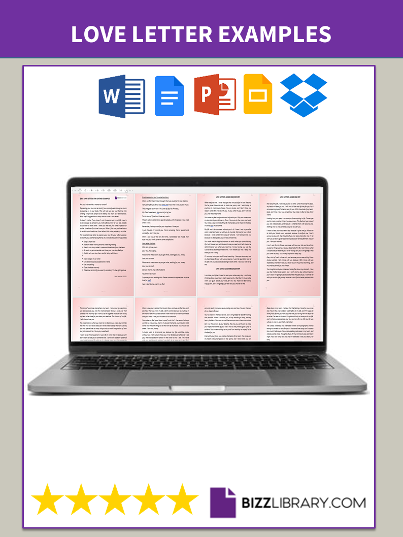 love letter examples example