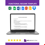 Functional Resume Format example document template