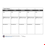Simple Project Calendar Template example document template