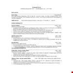 Higher Education Administration Resume example document template