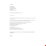 General Manager Job Application Letter example document template