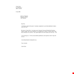 Job Application Letter For Secretary Receptionist example document template 