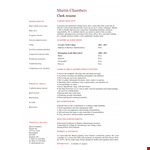 Clerical Office Work Resume - Instantly Download, Edit & Print‎ example document template