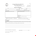 Get the Power of Attorney Form You Need - Easy and Fast example document template