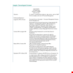 Responsible Personnel Management: Office Assistant Chronological Resume example document template