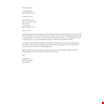 Formal Resignation Letter With One Month Notice Period example document template