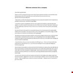 Short Welcome Speech example document template 