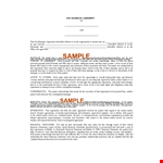 Cohabitation Agreement Template for Agreement, Property, Parties, and Separate example document template
