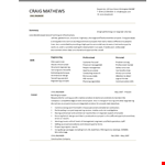 Civil Engineering Resume Sample example document template