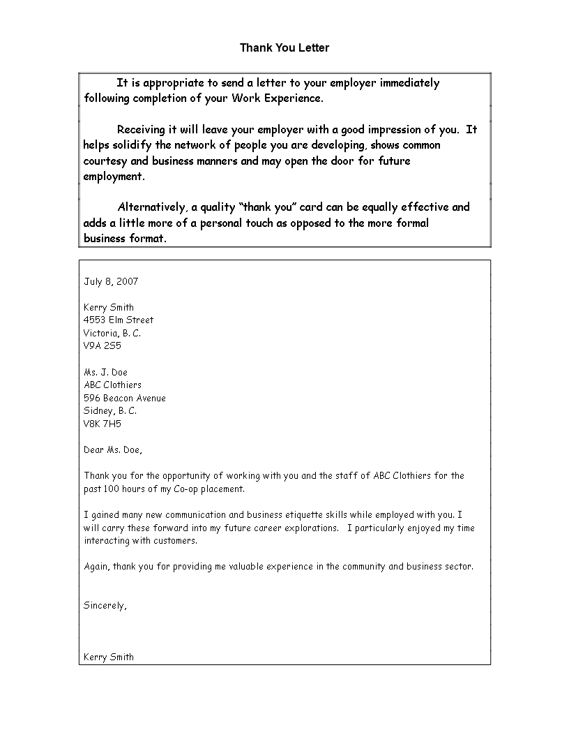 example-of-thank-you-letter-to-employer
