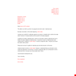 Two Week Maternity Notice Letter Example example document template