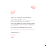Two Week Maternity Notice Letter Example example document template 