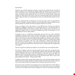 Thank You Letter To Sponsor example document template 