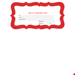 Create Compliments with Apollo Gift Certificate Templates | Customize Now example document template