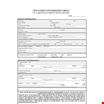 New Patient Sign In Sheet example document template