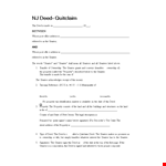 Create a Valid Quit Claim Deed Using Our Template example document template