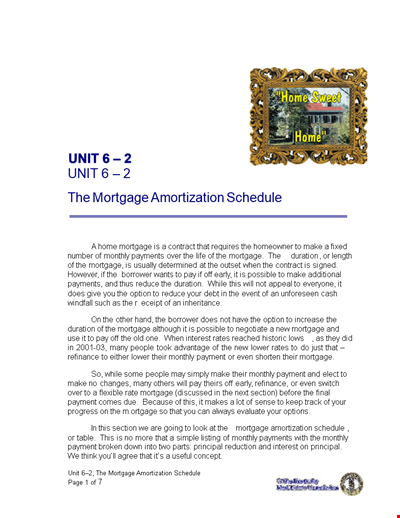 Free Home Loan Amortization Schedule Template | Manage Your Mortgage Payments, Interest, Principal