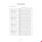 Soap Notes Massage example document template