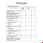 Recruitment Plan Example - Guide for Effective Recruitment Strategies example document template