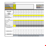 Monthly and Yearly Profit and Loss | Revenue Report example document template