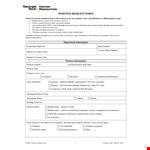 Position Request Form Tukmteclmel example document template