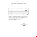 Taxi Bill Receipt example document template
