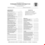 Grade Your Students Effectively with our Report Card Template example document template