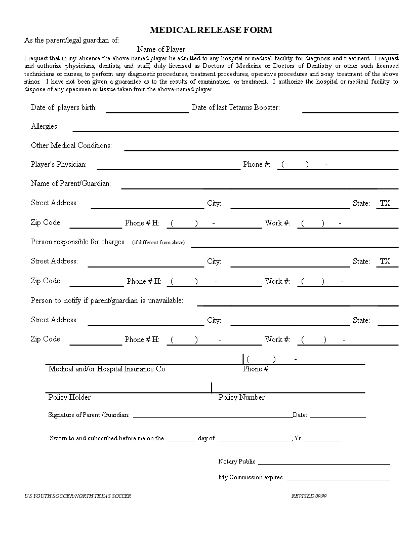 Secure Medical Release Form For Parents With Emergency Contact Phone secure-medical-release-form-for-parents-with-emergency-contact-phone
