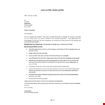 Fish Cutter Cover Letter example document template