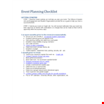 Event Planning Template - Establish, Prioritize, and Determine example document template
