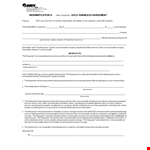 Protect Your Event with a Hold Harmless Agreement Template | Requestor, Virginia, Commonwealth example document template