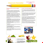 Customizable Newsletter Templates - Download Now example document template