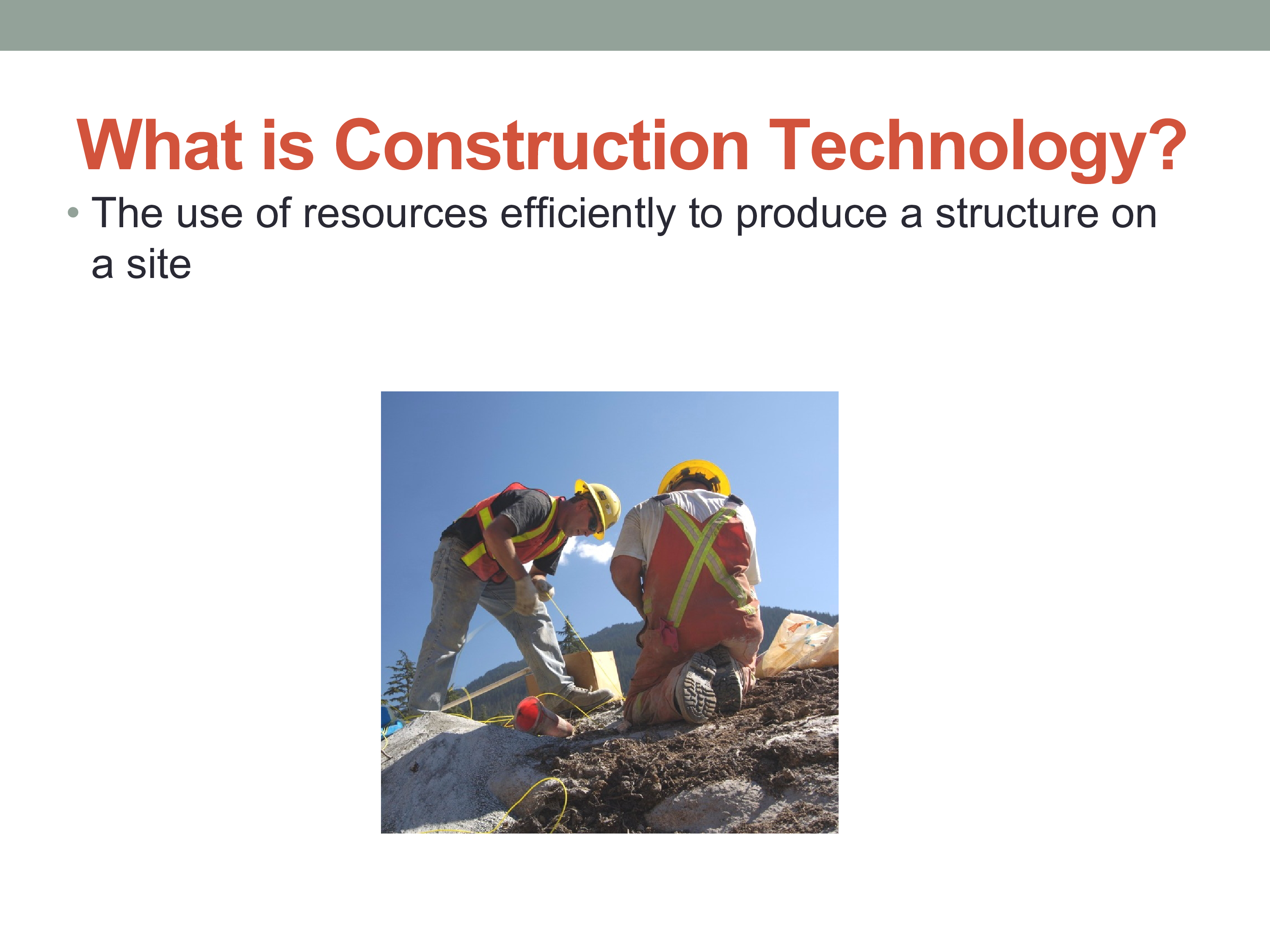 construction technology example