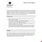 Thankyou Letter Ettiquette example document template