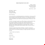 Cover Letter with Salary Requirements: How to Write an Impressive and Personalized Application example document template