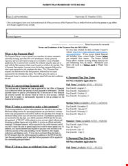 Sample Promissory Note Template Easy Payment Plan For Loans