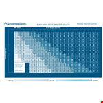 BMI Chart example document template