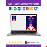 Independence Day Poster example document template 