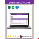 Work Hours Calculator example document template